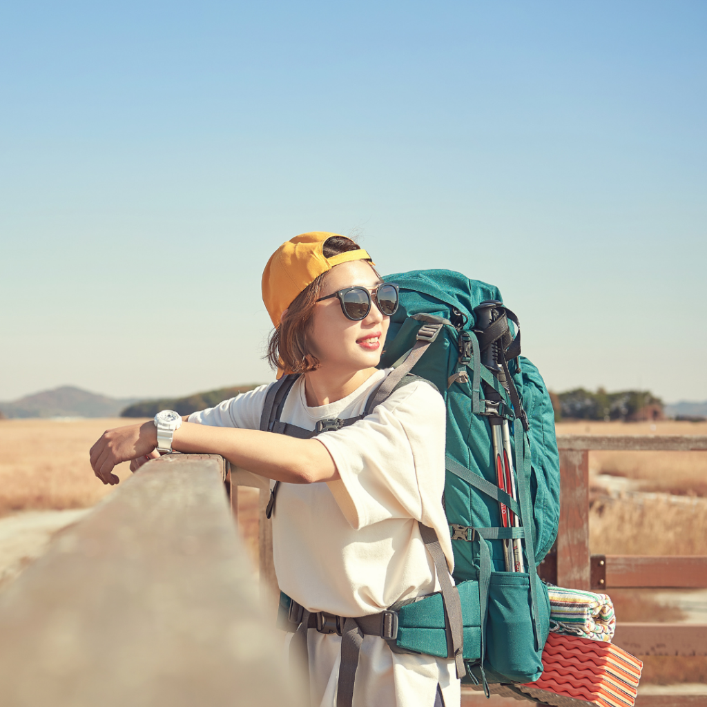 Solo Travel Girl Backpacker